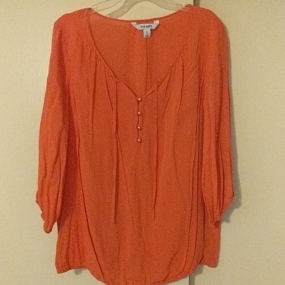 Shirt. Rayon and cotton